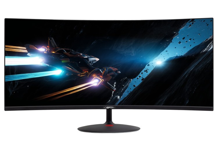 micro center curved monitor