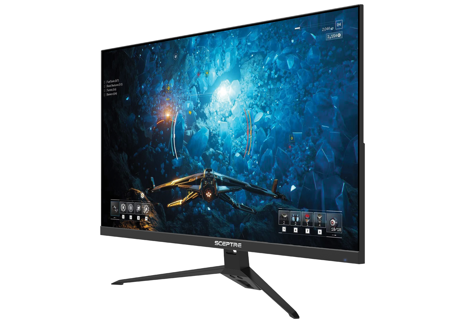 Sceptre IPS 24” Gaming Monitor 165Hz 144Hz Full HD (1920 x 1080) FreeSync  Eye Care FPS RTS DisplayPort HDMI Build-in Speakers, Machine Black 2020