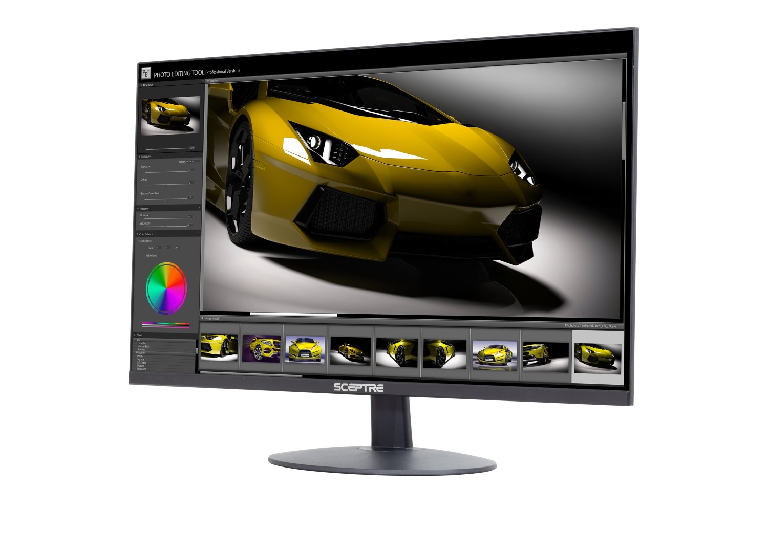 Sceptre IPS 24-Inch Business Computer Monitor 1080p 75Hz with HDMI VGA  Build-in Speakers, Machine Black (E248W-FPT)