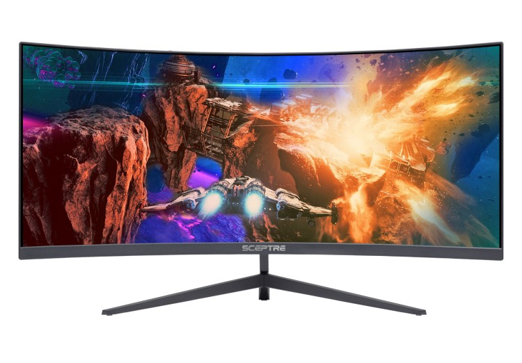 Sceptre Monitor curvo para juegos 2K de 32 pulgadas QHD 2560 x 1440 hasta  165Hz 144Hz 1ms HDR400 400 Lux AMD FreeSync Premium, altura ajustable