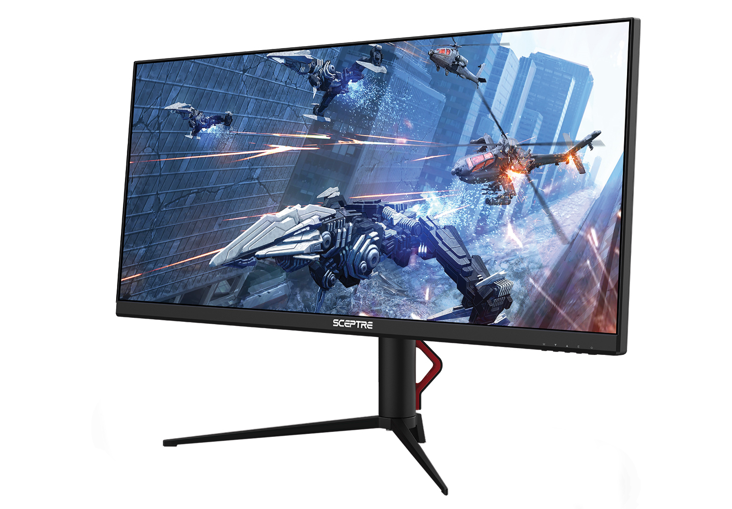  Sceptre 34-Inch Curved Ultrawide WQHD Monitor 3440 x 1440 R1500  up to 165Hz DisplayPort x2 99% sRGB 1ms Picture by Picture, Machine Black  2023 (C345B-QUT168) : Electronics