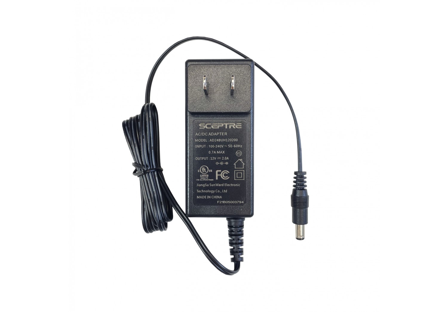 input 100-240v ac 50-60hz output 12v