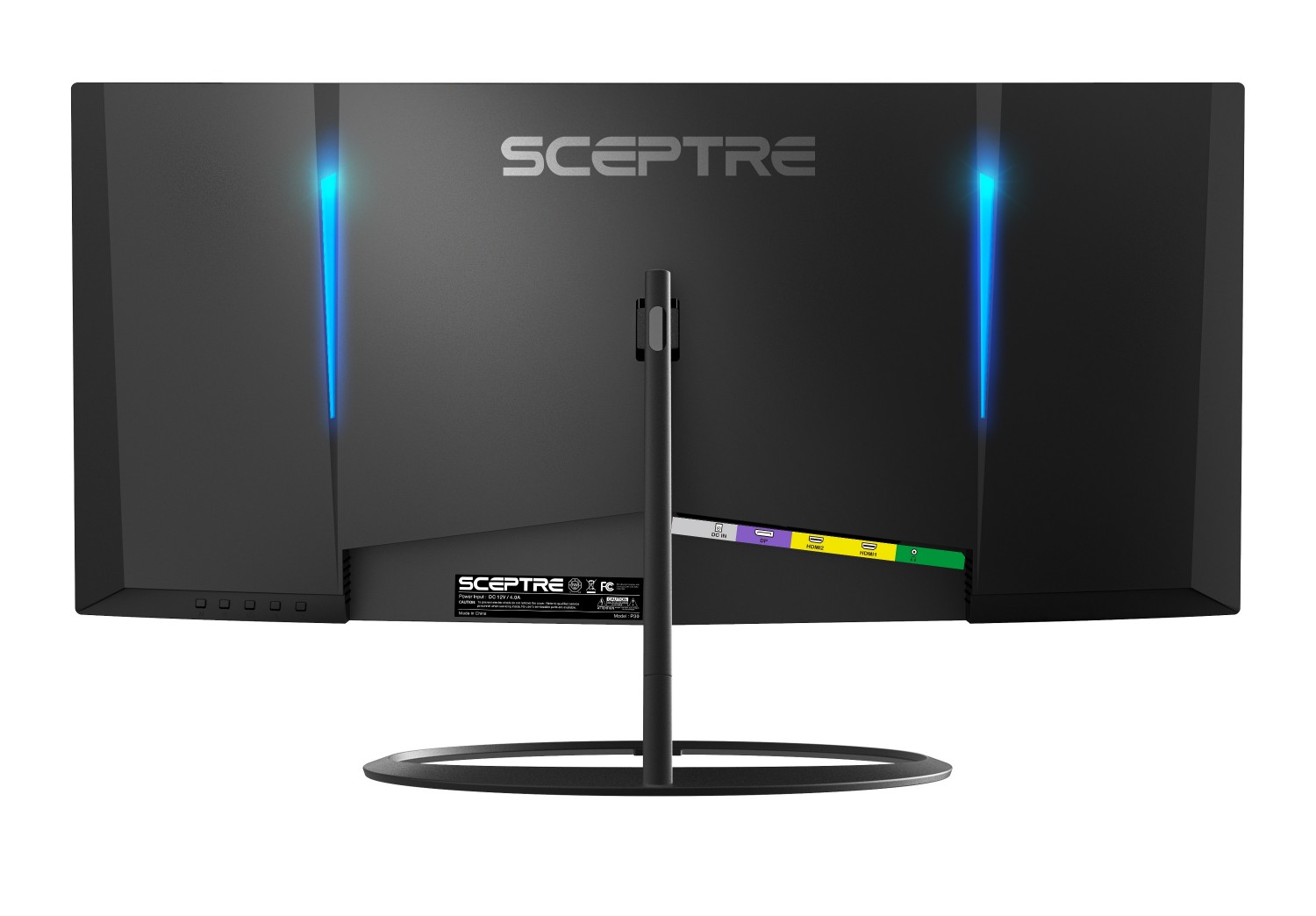 Sceptre Monitor LED curvo para juegos 21:9 de 30 pulgadas, 2560 x 1080p,  ultraancho, ultra delgado, HDMI, DisplayPort hasta 85Hz, MPRT, 1 ms,  FPS-RTS