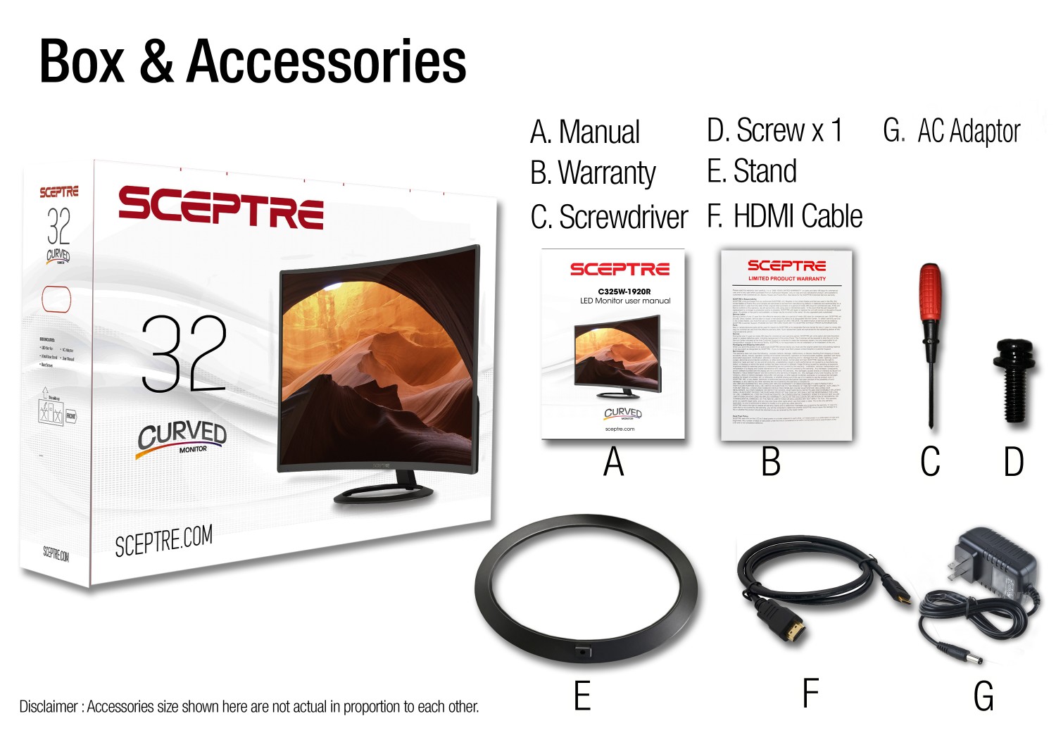 B & E Touch Anti-Glare Screen Protector for Sceptre C325W-1920R 32 1800R Curved Monitor 1080P 