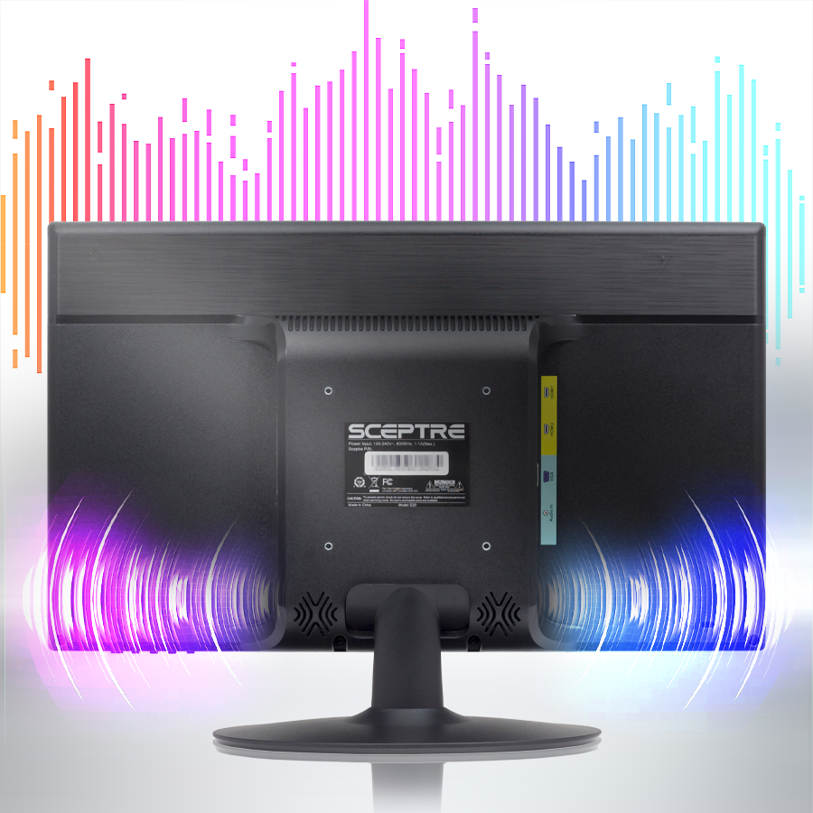 Sceptre 24 75Hz Full HD 1080P LED Monitor HDMI VGA Build in Speakers E248W-19203S Brushed Black 2019 