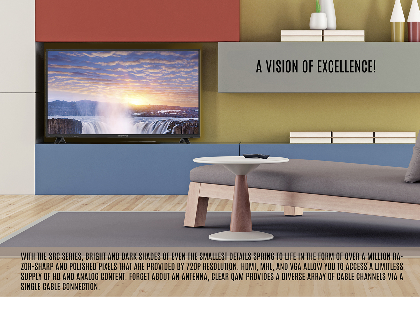 Câble D'alimentation Pour Moniteur Sceptre X322BV-HD - Occasion, Testé Fonctionnel