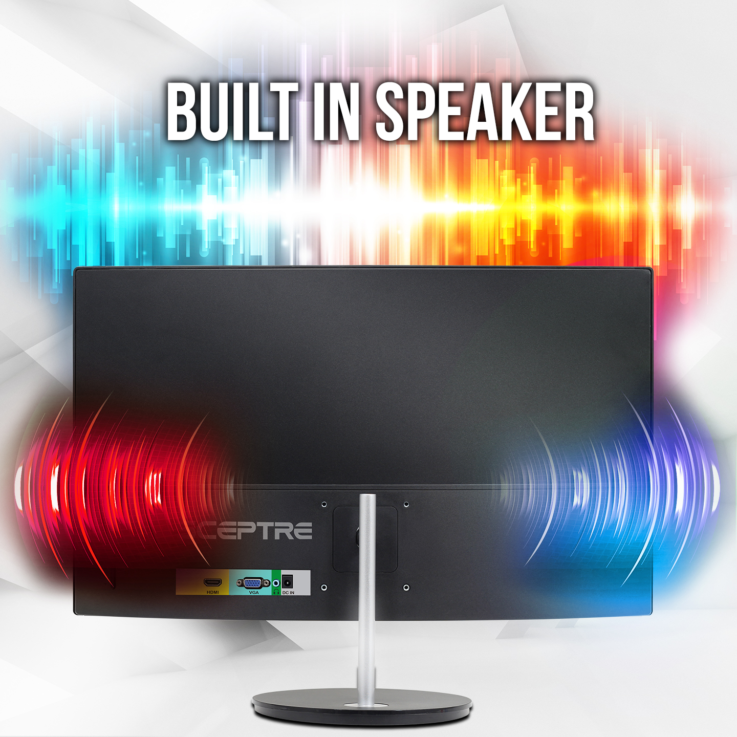 Sceptre - Monitor LED curvado de 27 pulgadas, 75Hz, HDMI, VGA altavoces  integrados, metal sin bordes, negro 2019 (C275W-1920RN)